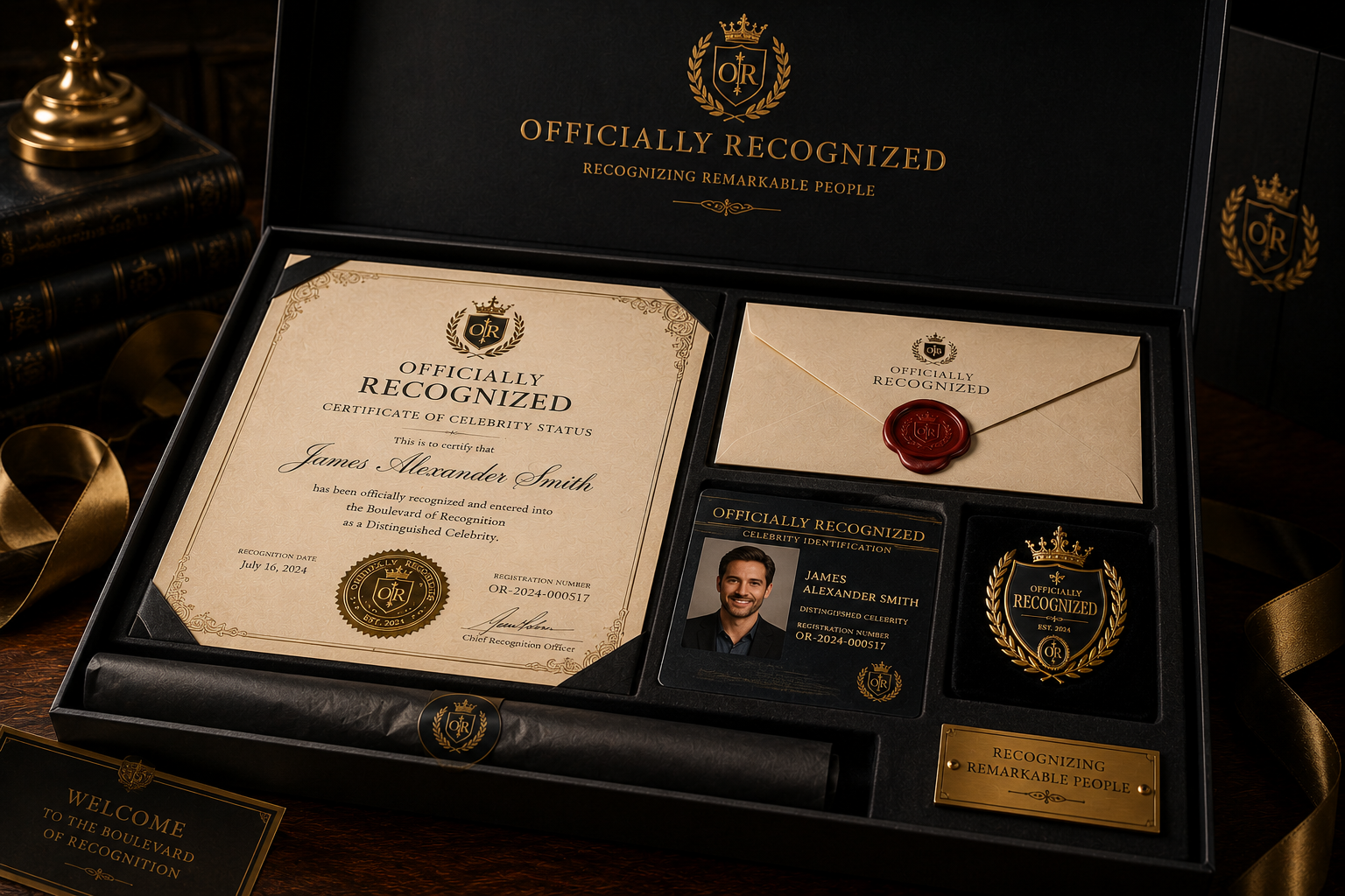 Officially Recognized presentation kit